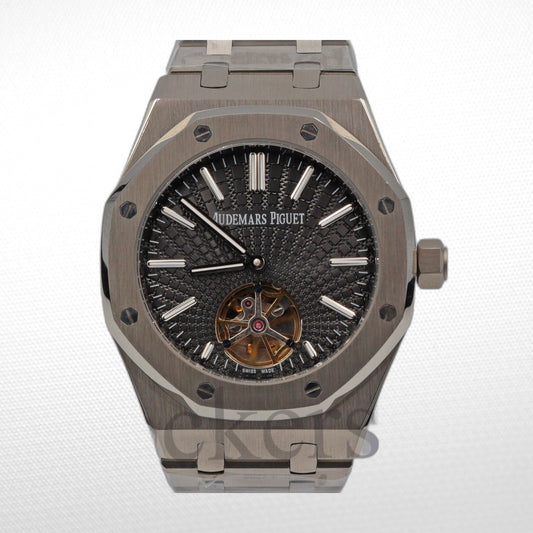 AUDEMARS PIGUET ROYAL OAK JUMBO EXTRA-THIN BLACK DIAL 15202PT.OO.1240PT.01