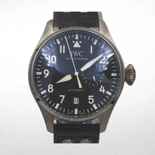 IWC BIG PILOT BLACK DIAL AUTOMATIC MEN'S WATCH CLONE