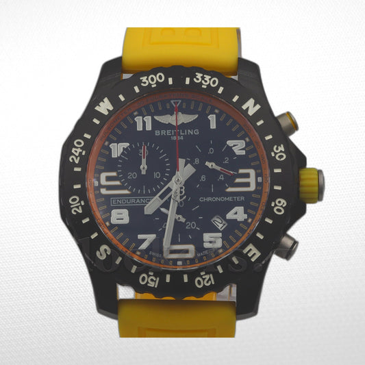 BREITLING ENDURANCE PRO CHRONOGRAPH 44MM BLACK DIAL MENS WATCH