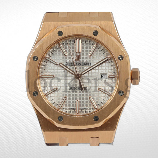 AUDEMARS PIGUET ROYAL OAK ROSE GOLD WATCH - 41MM