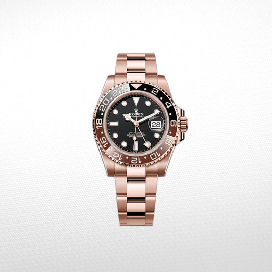 GMT-MASTER II 18K ROSE GOLD OYSTER CERAMIC BEZEL 40MM
