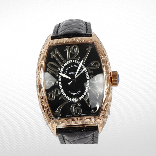 FRANCK MULLER MARINER GOLD BLACK 50MM CLONE