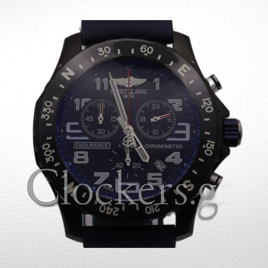 BREITLING ENDURANCE PRO CHRONOGRAPH 44MM BLUE DIAL MENS WATCH