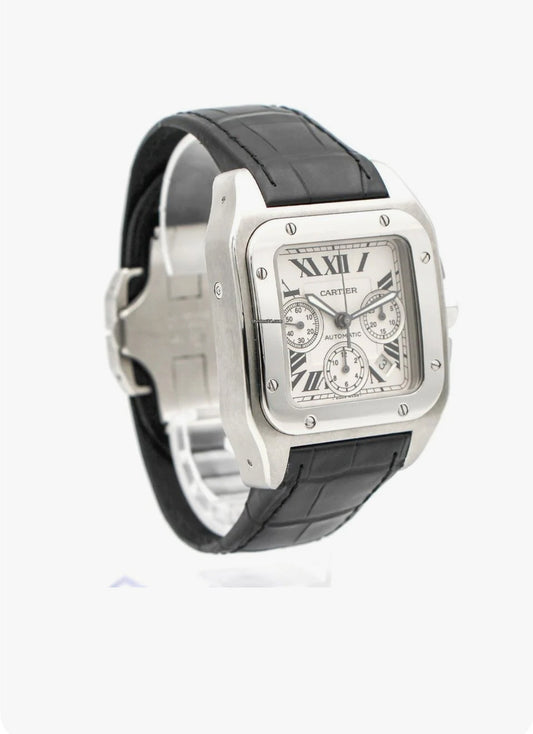 Cartier Santos 100 Xl Chronograph 2740