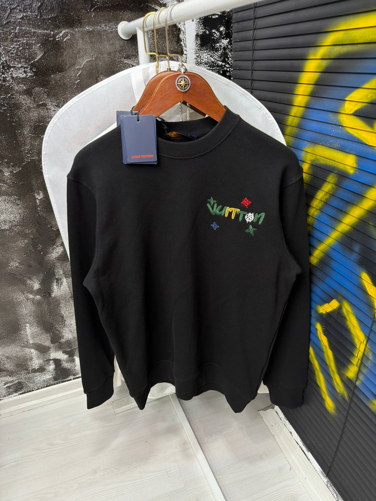 Hoodie black Luis Vuitton - LV 1665