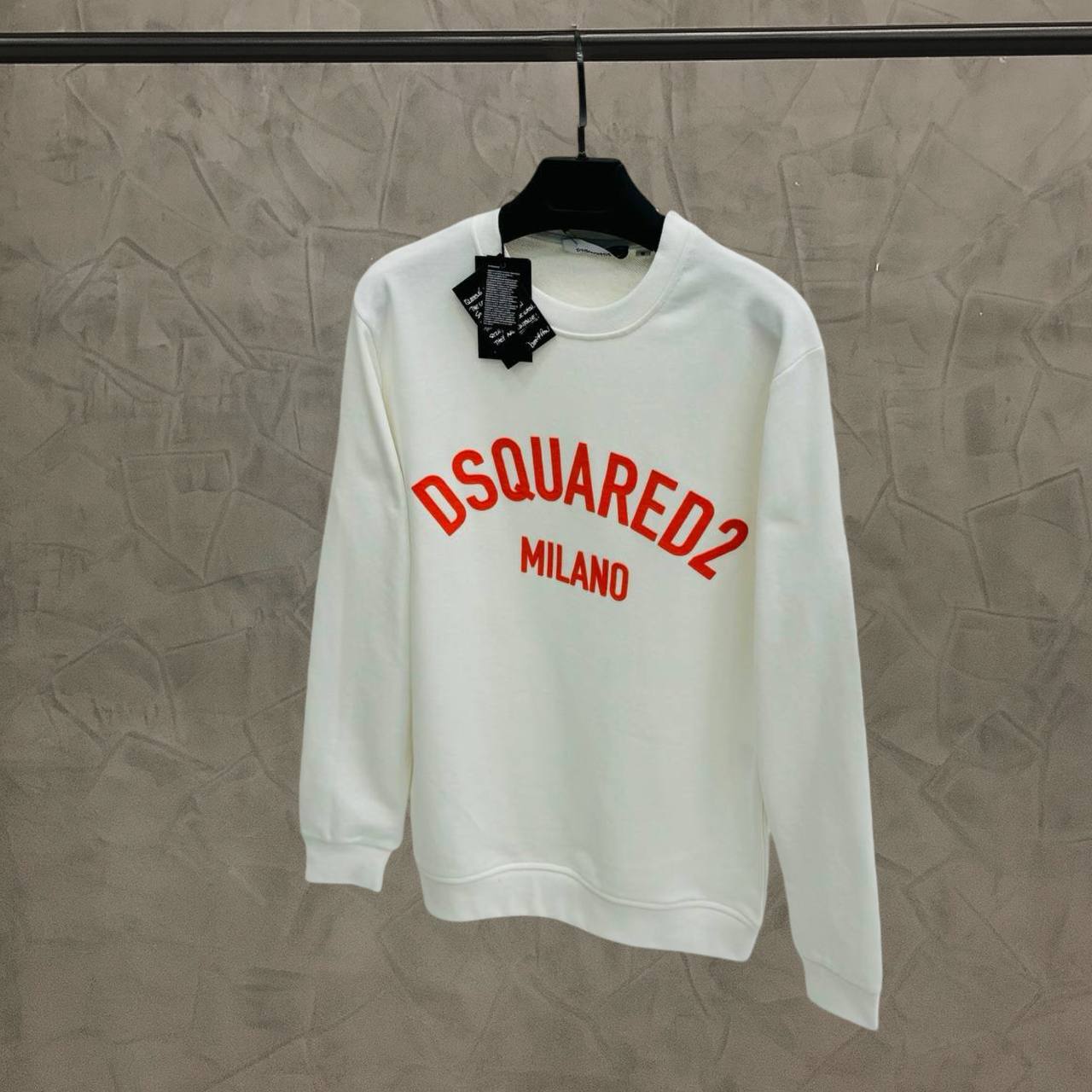 Hoodie White Dsquared- DSQ 1585