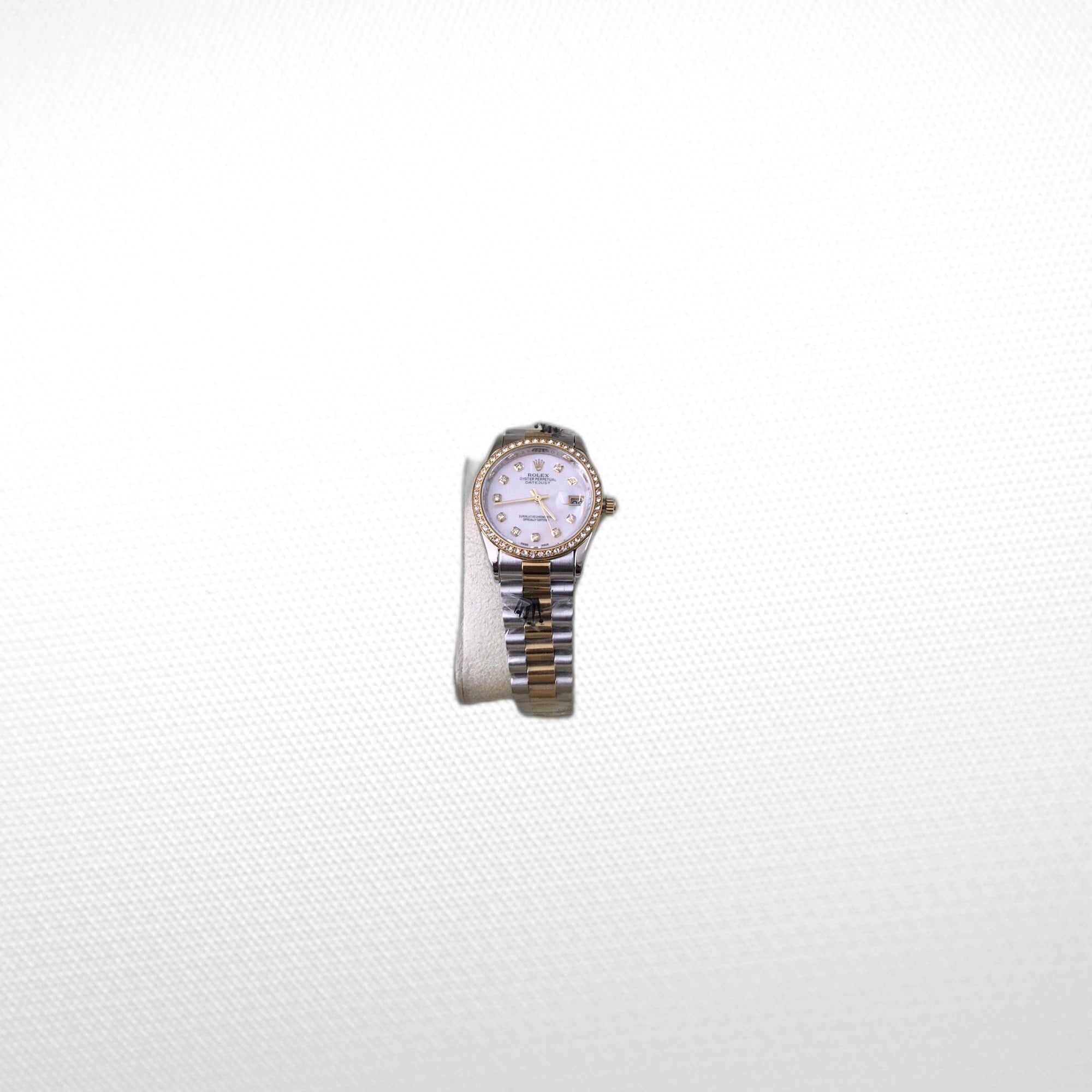 DATEJUST 36MM 2-TONE GOLD JUBILEE PINK DIAL DIAMONDS MARKERS QUALITY 2A
