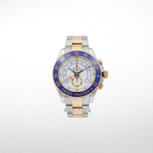 YACHT-MASTER II SS / EVEROSE GOLD PINK BLUE CERAMIC BEZEL 44MM CLONE