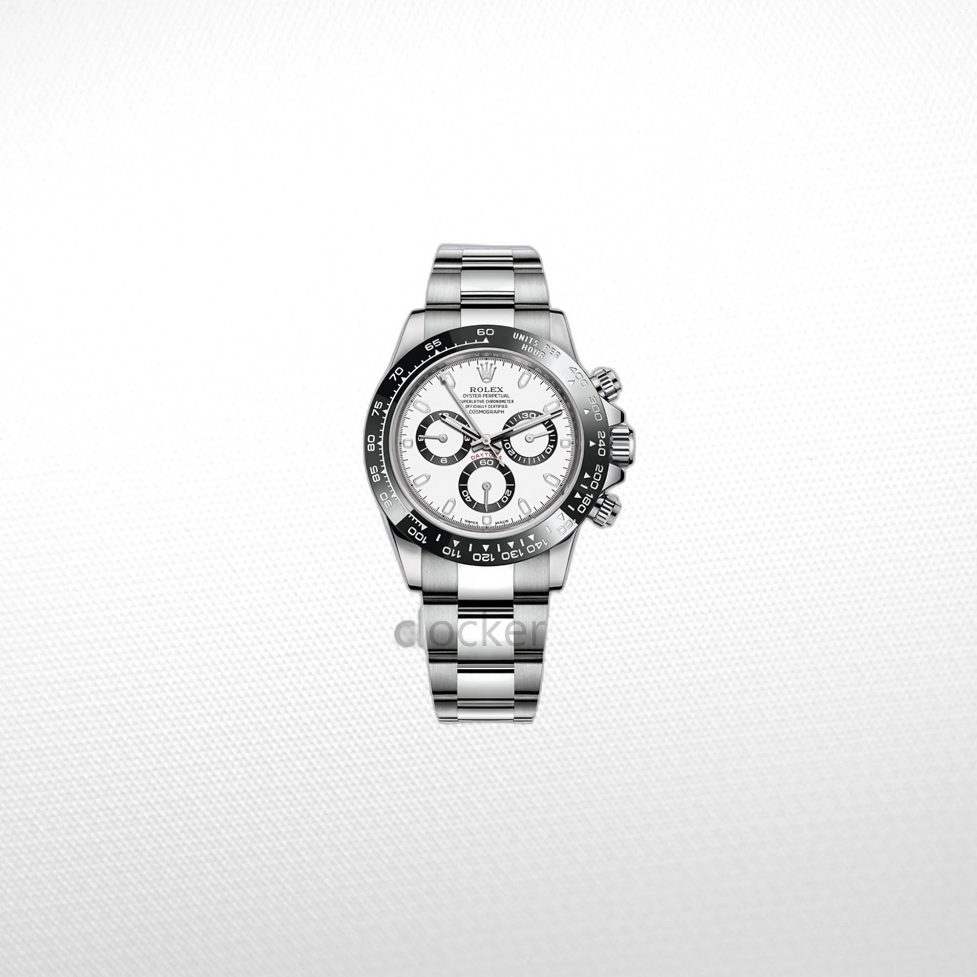 C0SMOGRAPH DAYT0NA SS CERAMIC WHITE DIAL 40MM CLONE