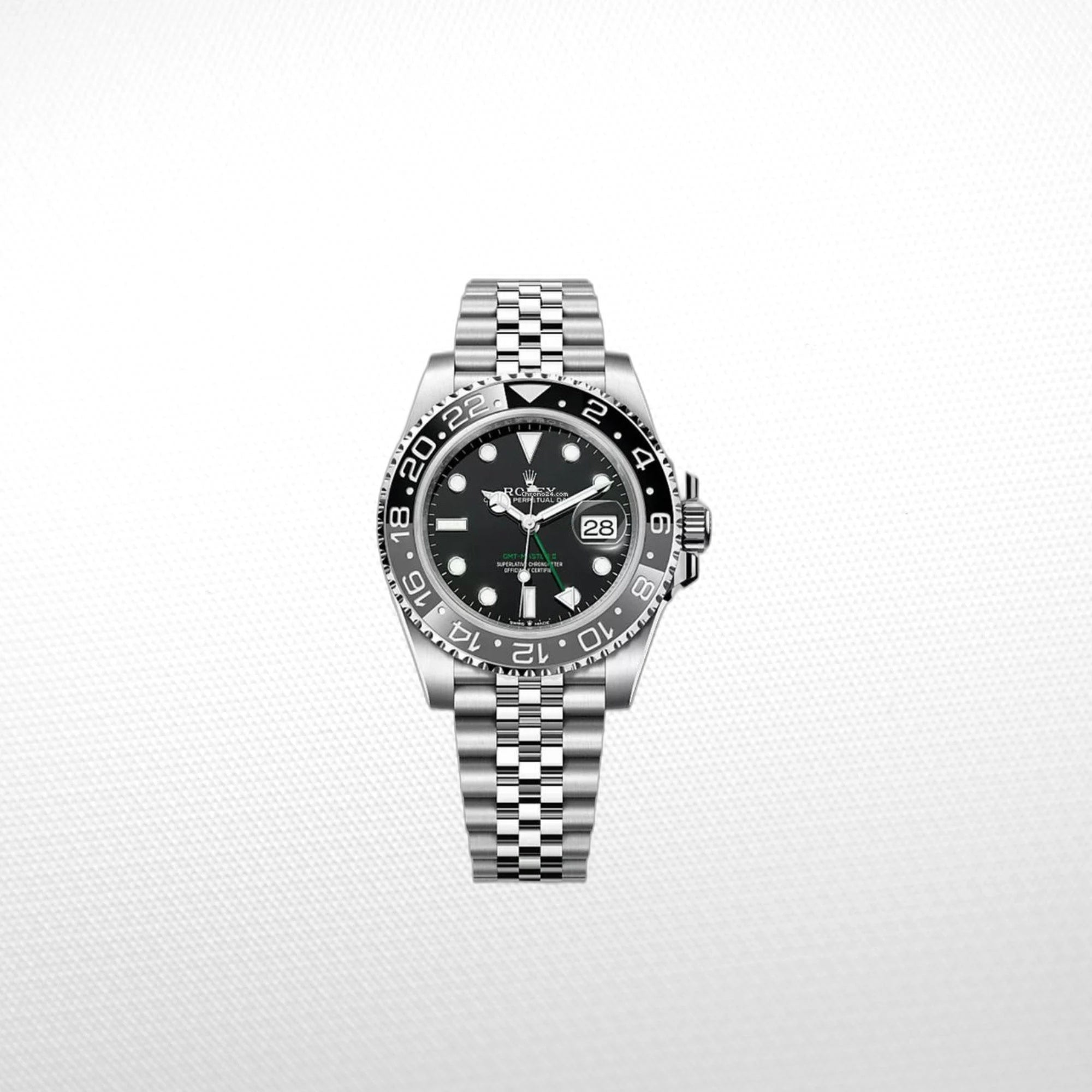 GMT-MASTER II SS BLACK CERAMIC BEZEL 40MM