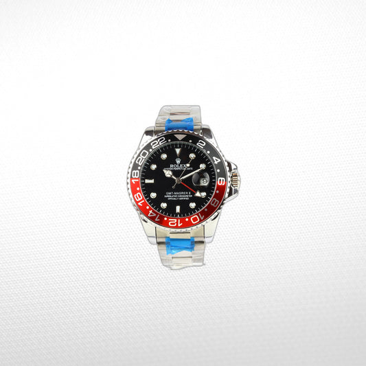 GMT-MASTER II SS RED/BLACK COCACOLA CERAMIC BLACK DIAL JUBILEE BRACELET 40MM QUALITY 2A