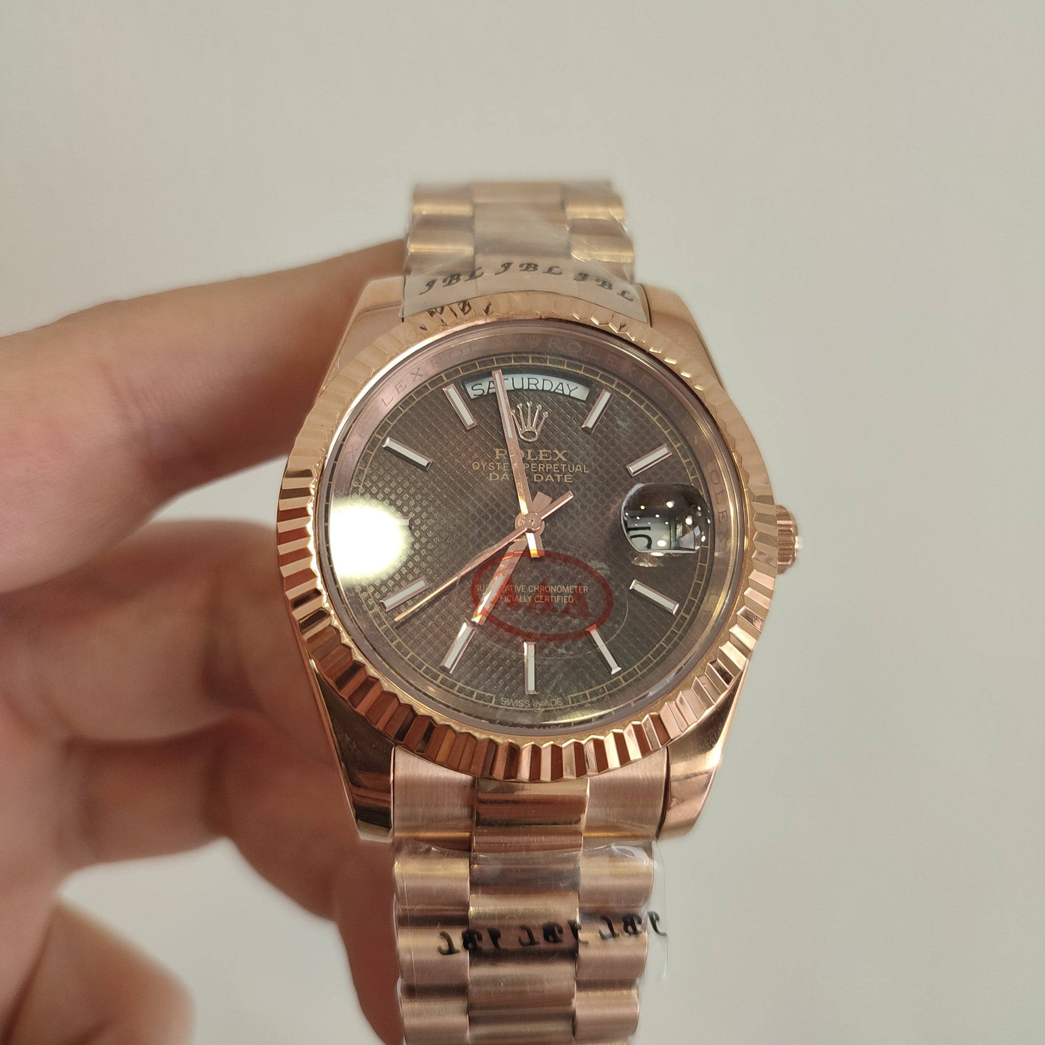 Day Date Chocolate Dial