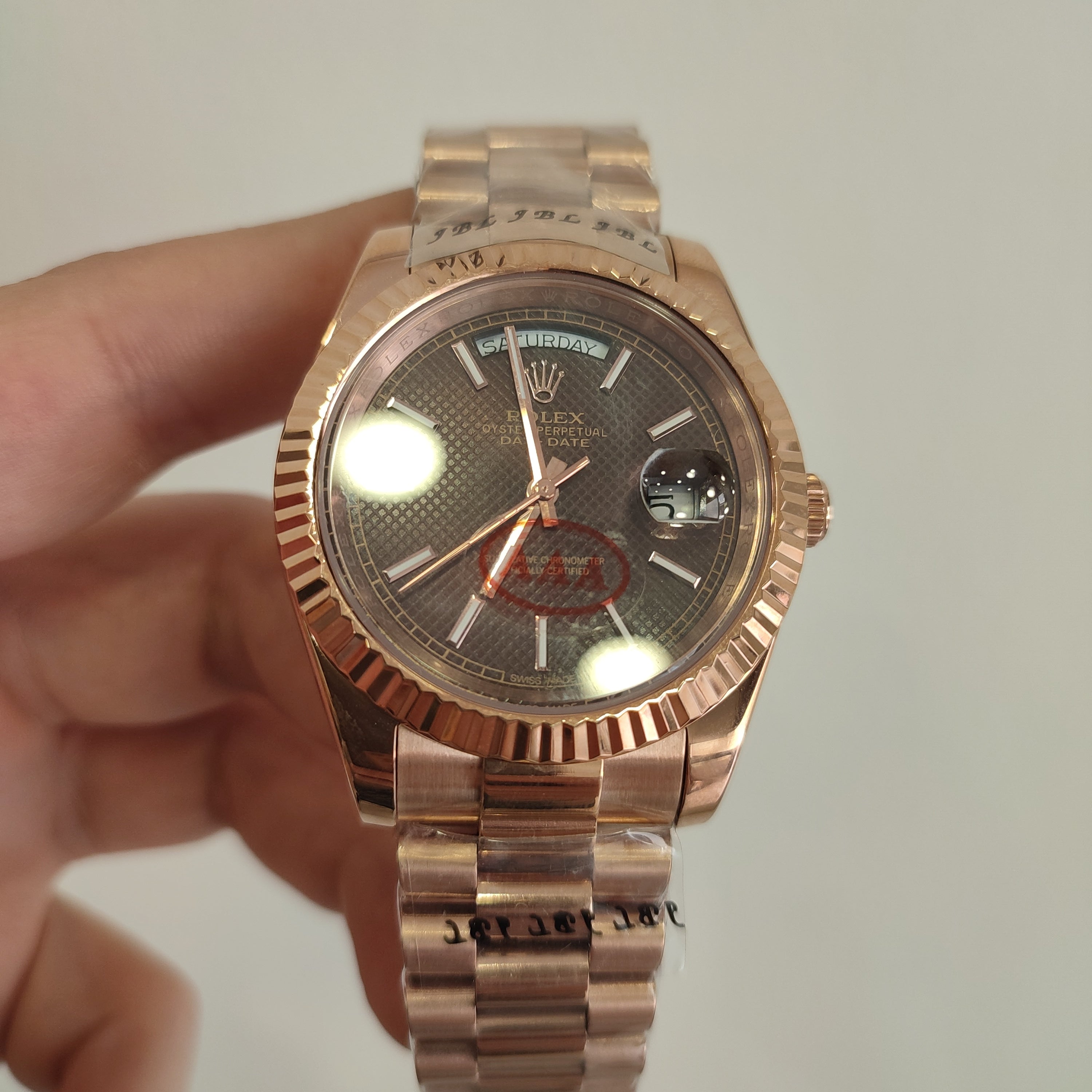 Day Date Chocolate Dial