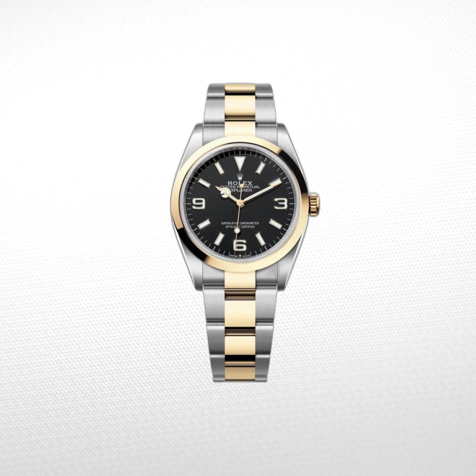 Rolex Explorer 124273 36mm 2022 Two Tone Yellow Gold - Unworn