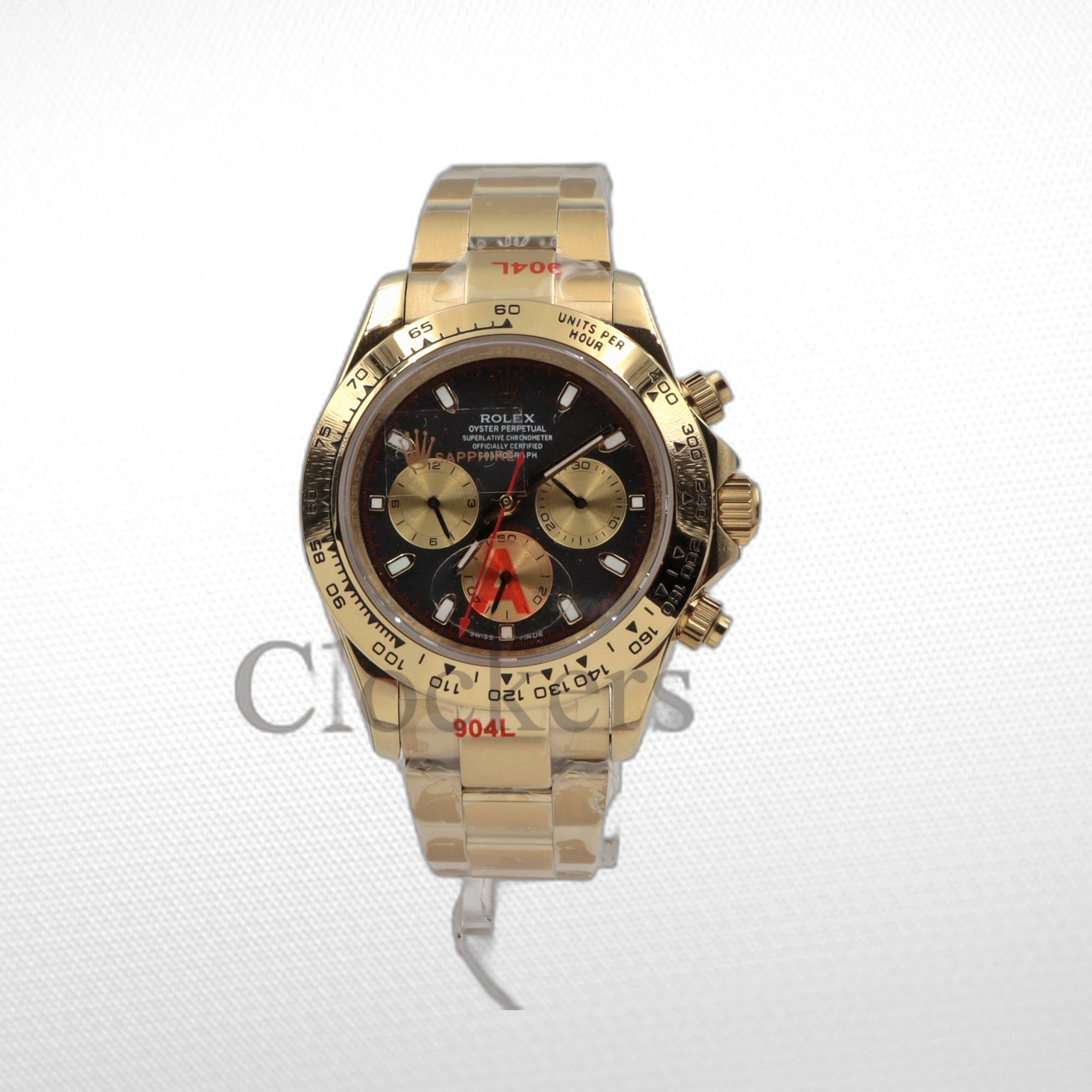 COSMOGRAPH DAYTONA GOLD BLACK DIAL 40MM