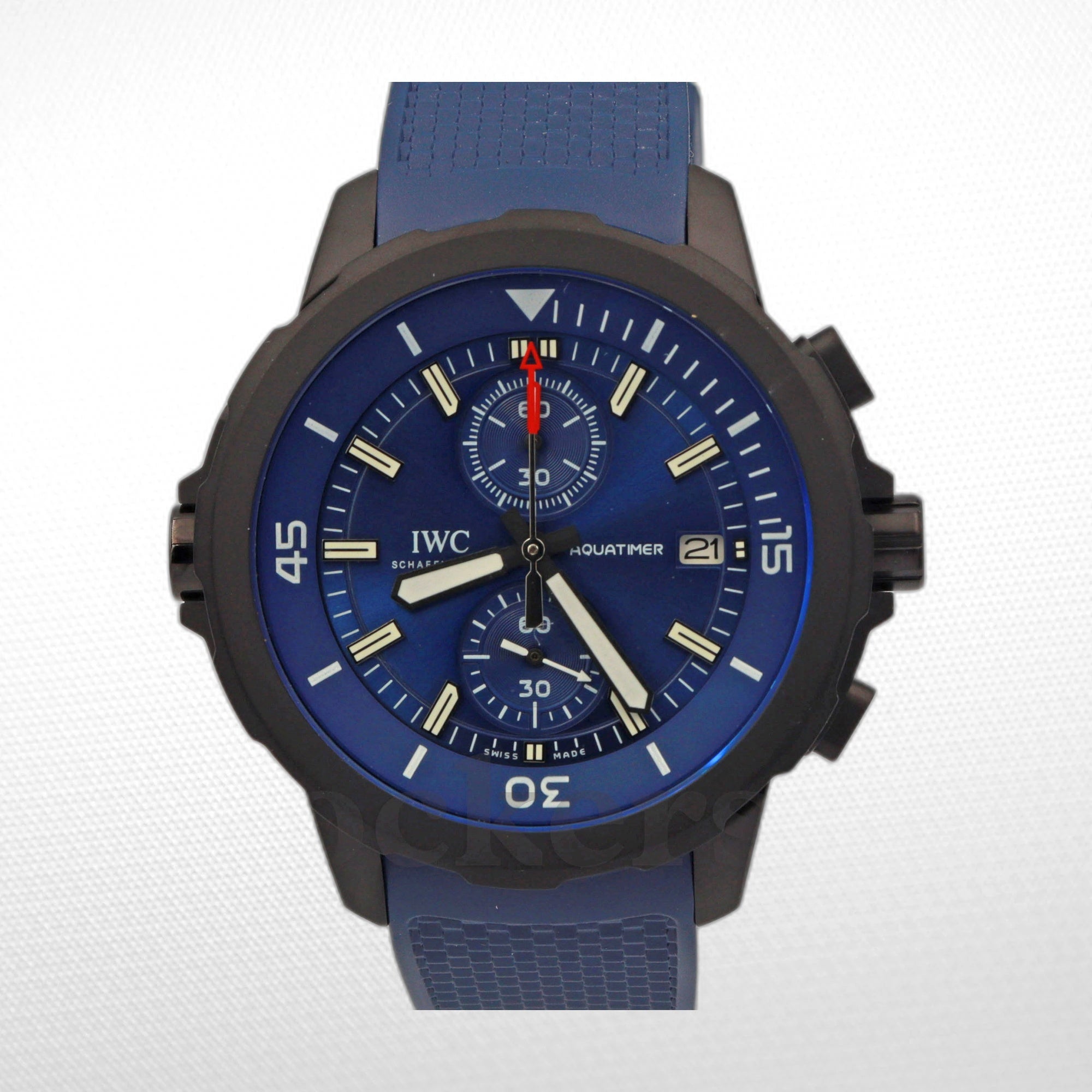 IWC CHRONOGRAPH SS BLUE 44MM