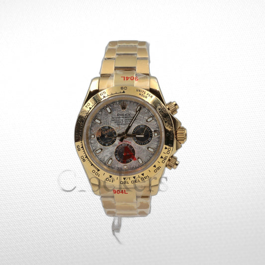 C0SM0GRAPH DAYT0NA GOLD METEORITE DIAL 40MM