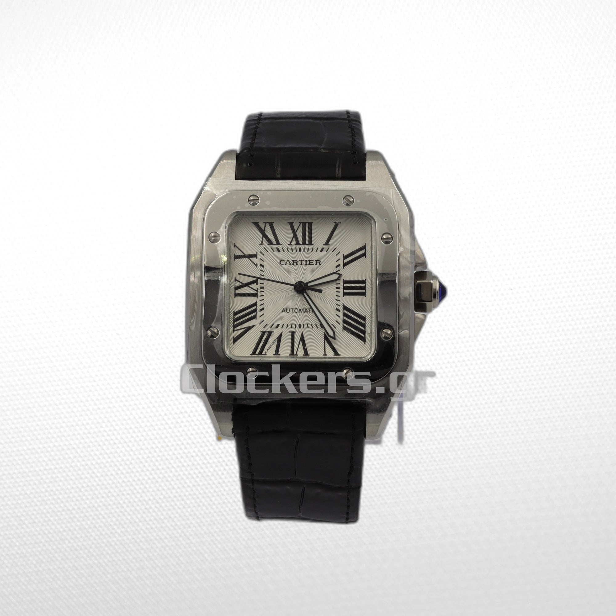 SANTOS 100 STEEL AUTOMATIC LARGE MEN'S WATCH