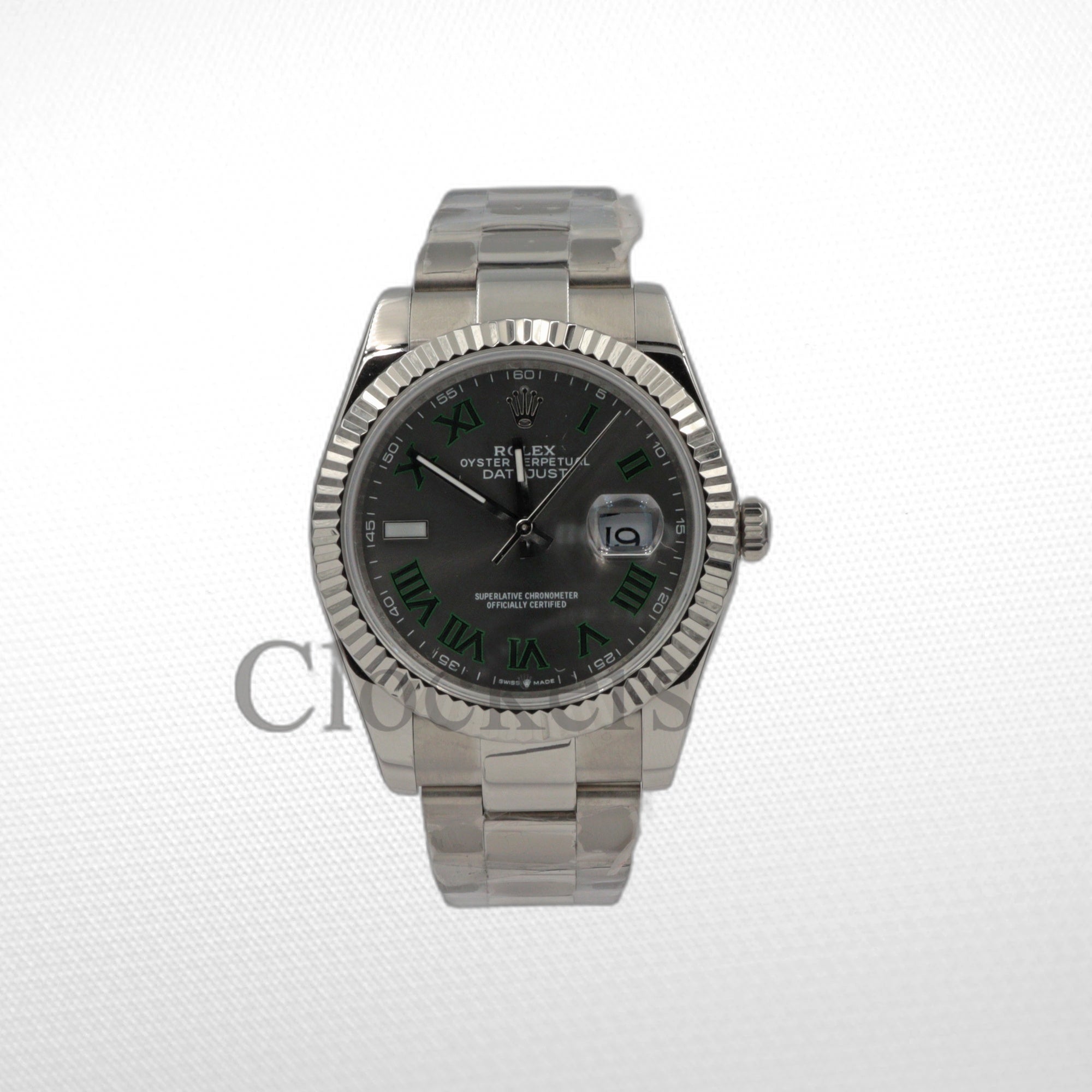 Rolex Datejust 36mm Wimbledon Dial Smooth Bezel Oyster  126200 Unworn 2022+