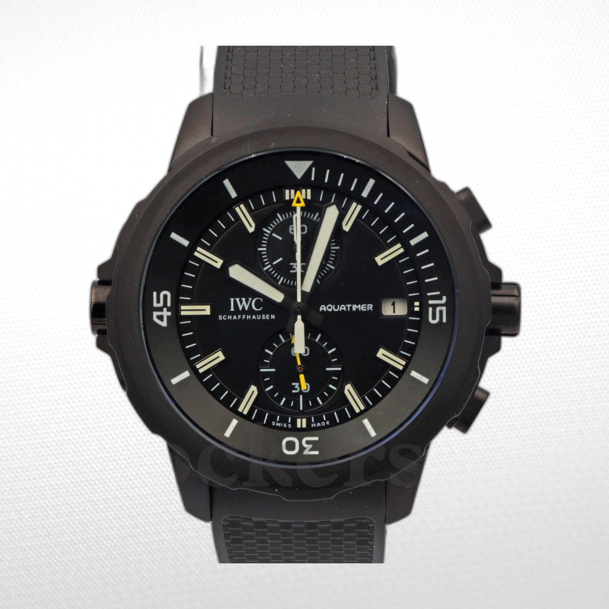 IWC CHRONOGRAPH SS BLACK 44MM