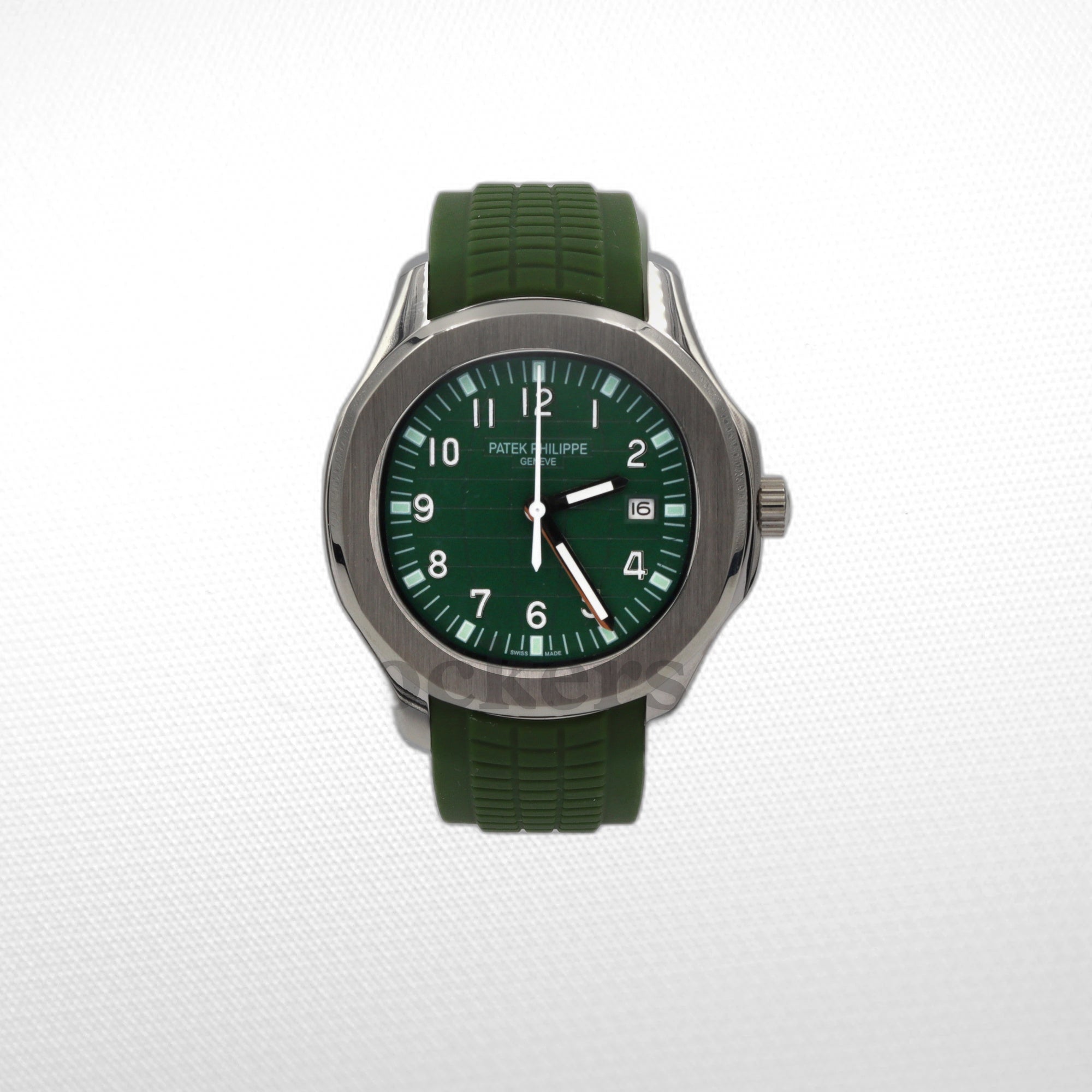 PATEK PHILIPPE AQUANAUT TIME GREEN DIAL AUTOMATIC  5164A-001 CLONE