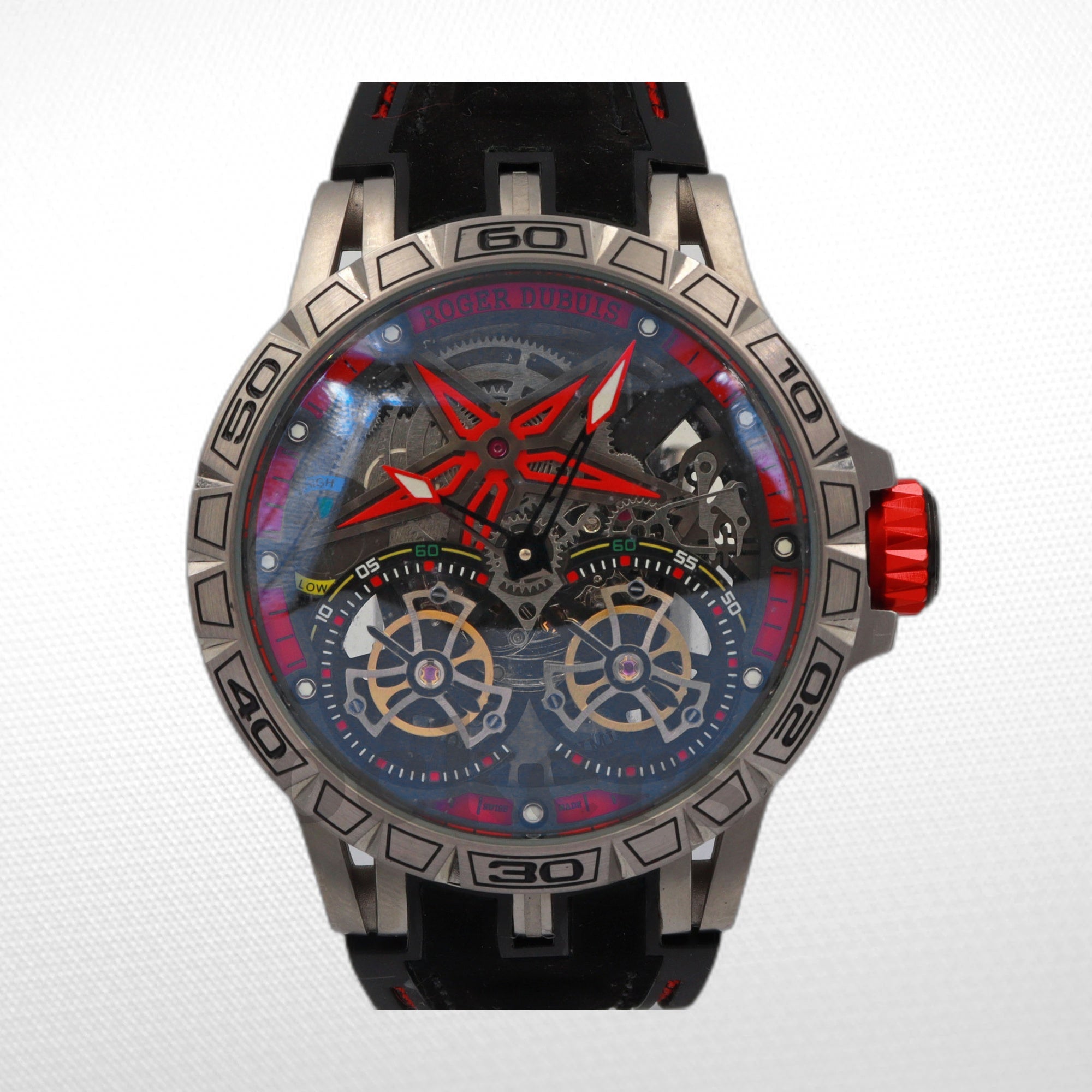EXCALIBUR AVENTADOR S LIMITED EDITION SKELETON 47MM TITANIUM AND RUBBER
