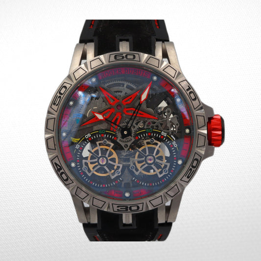 EXCALIBUR AVENTADOR S LIMITED EDITION SKELETON 47MM TITANIUM AND RUBBER
