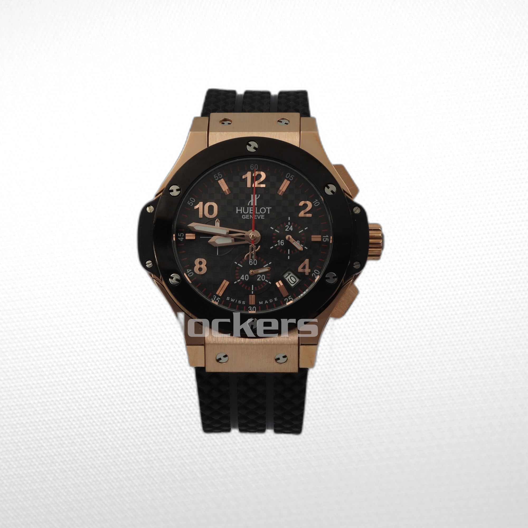 HUBLOT BIG BANG REF. 301.M, 18K ROSE GOLD, TITANIUM & CERAMIC AUTOMATIC CHRONOGRAPH