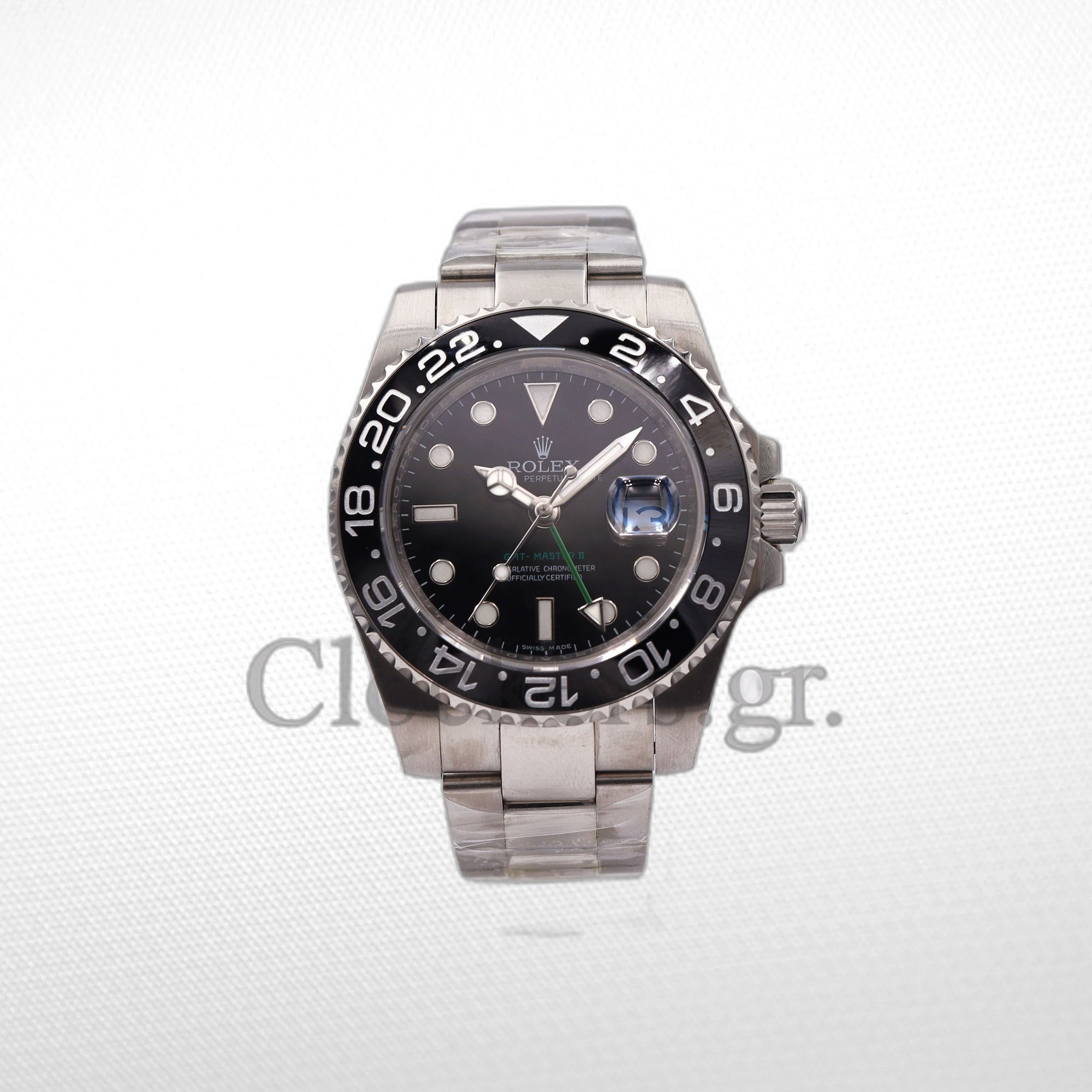 GMT-MASTER II SS BLACK CERAMIC BEZEL 40MM