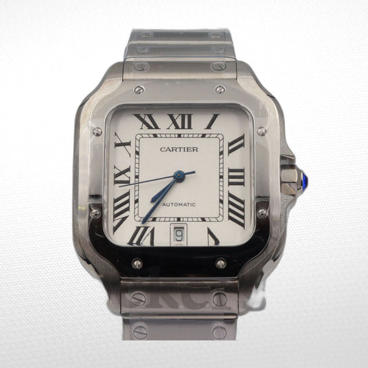 CARTIER  SANTOS DE WATCH MEDIUM MODEL, AUTOMATIC