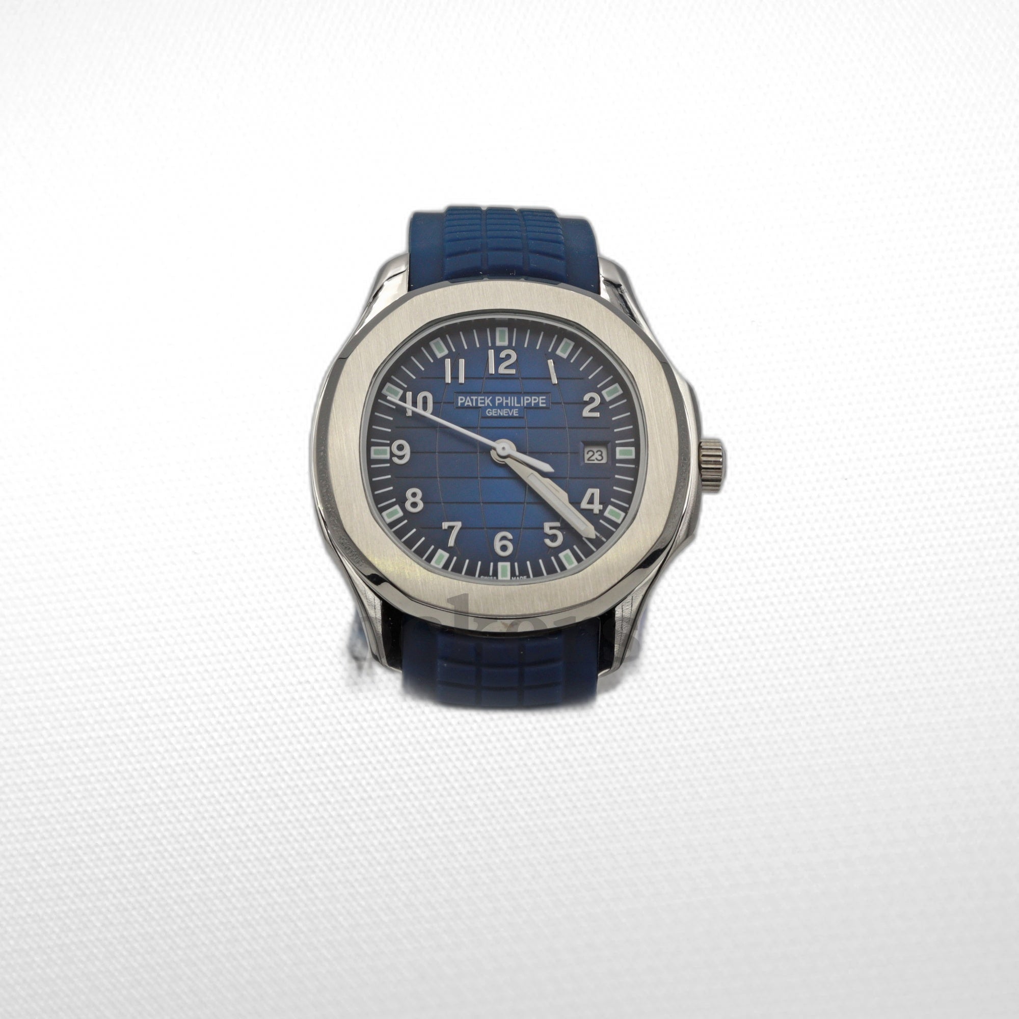 PATEK PHILIPPE AQUANAUT TIME BLUE DIAL AUTOMATIC 5164A-001 CLONE
