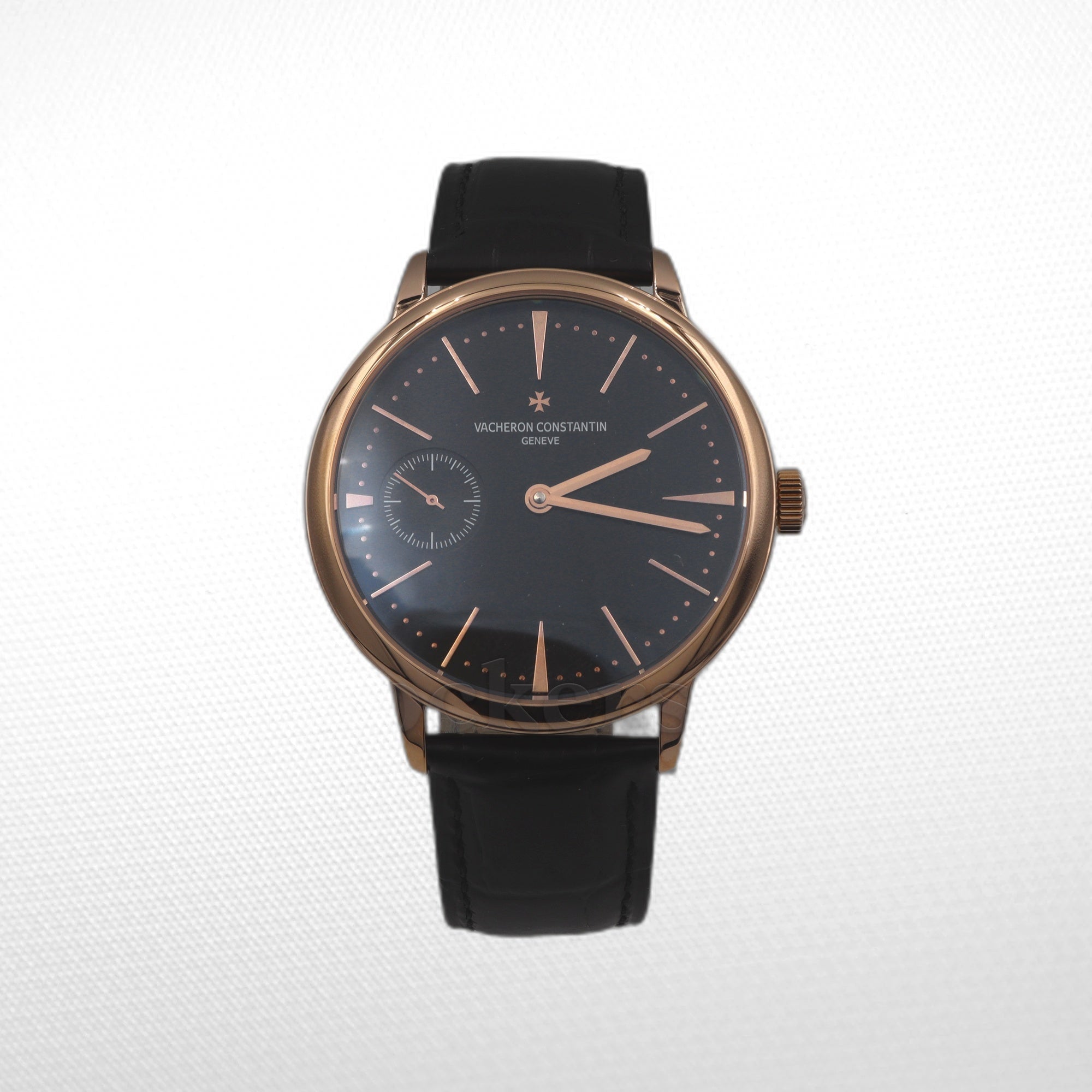 VACHERON CONSTANTIN TRADITIONNELLE WOLRD TIME BLACK STRAP