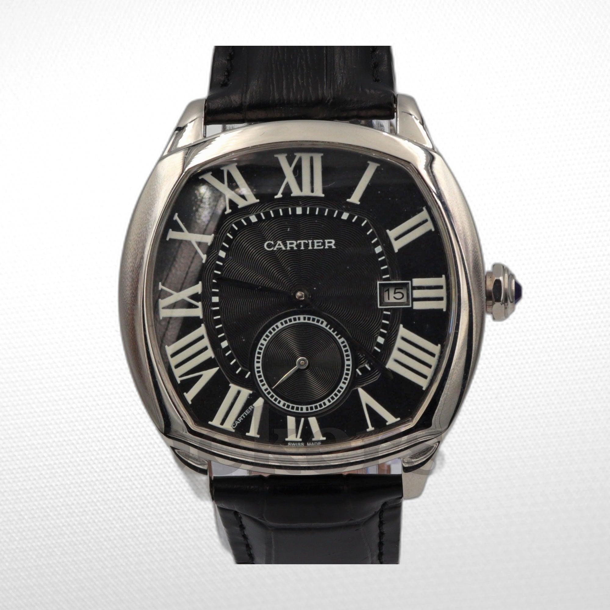 CARTIER DRIVE AUTOMATIC SILVERED FLINQUE DIAL MEN'S WATCH