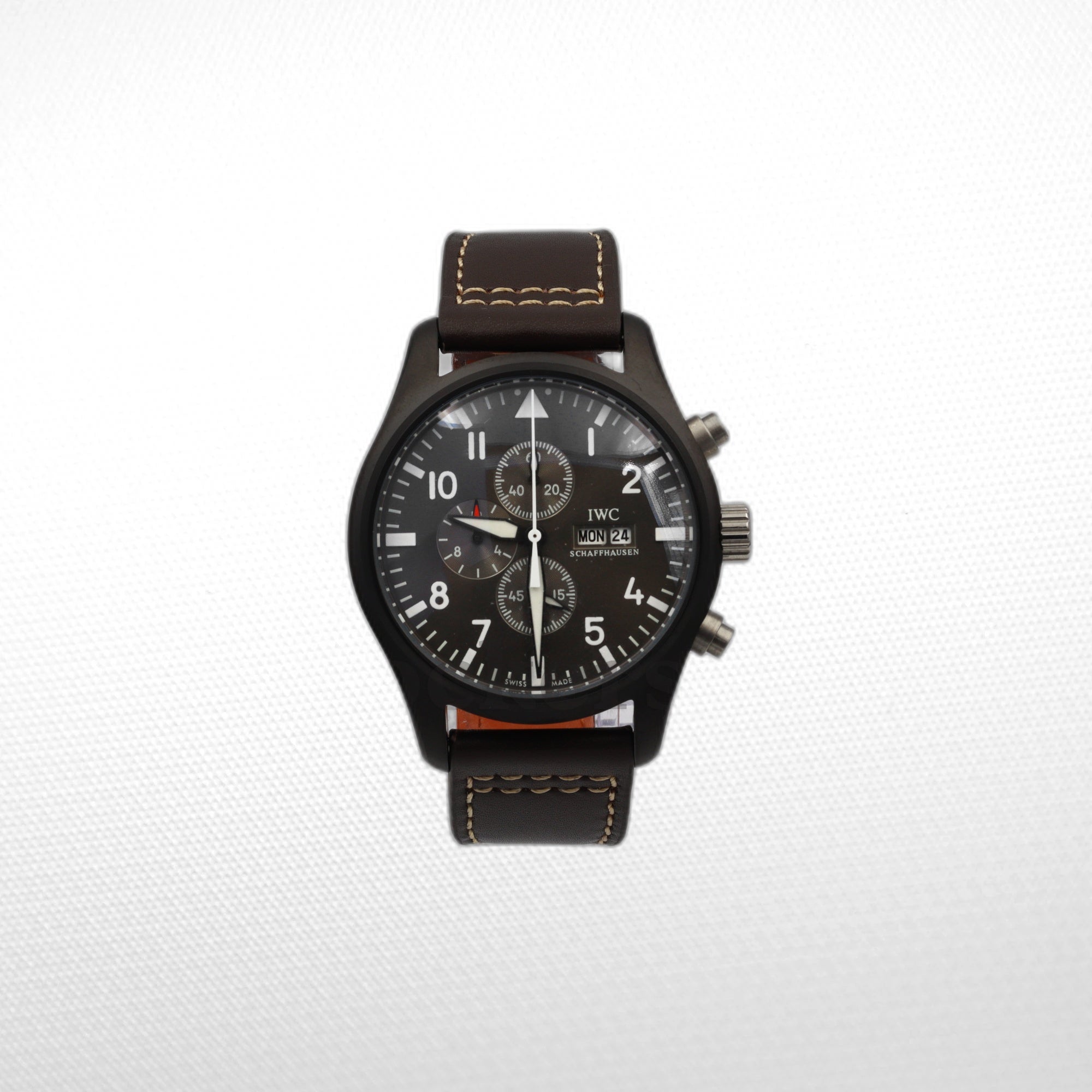 PILOT’S WATCH DOUBLE CHRONOGRAPH TOP GUN CERATANIUM