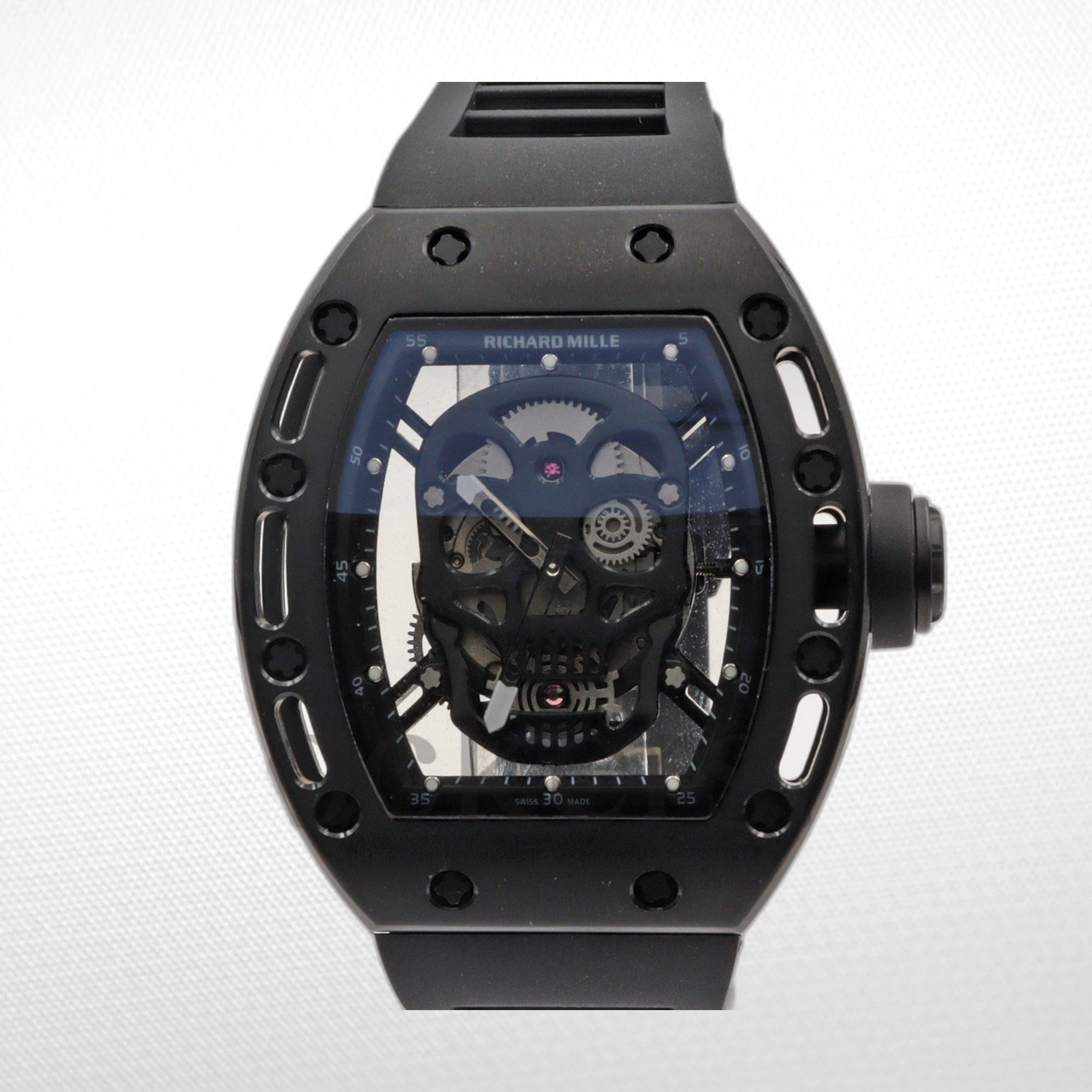 RICHARD MILLE RM-052 BLACK CASE BLACK SKULL TURBILLON