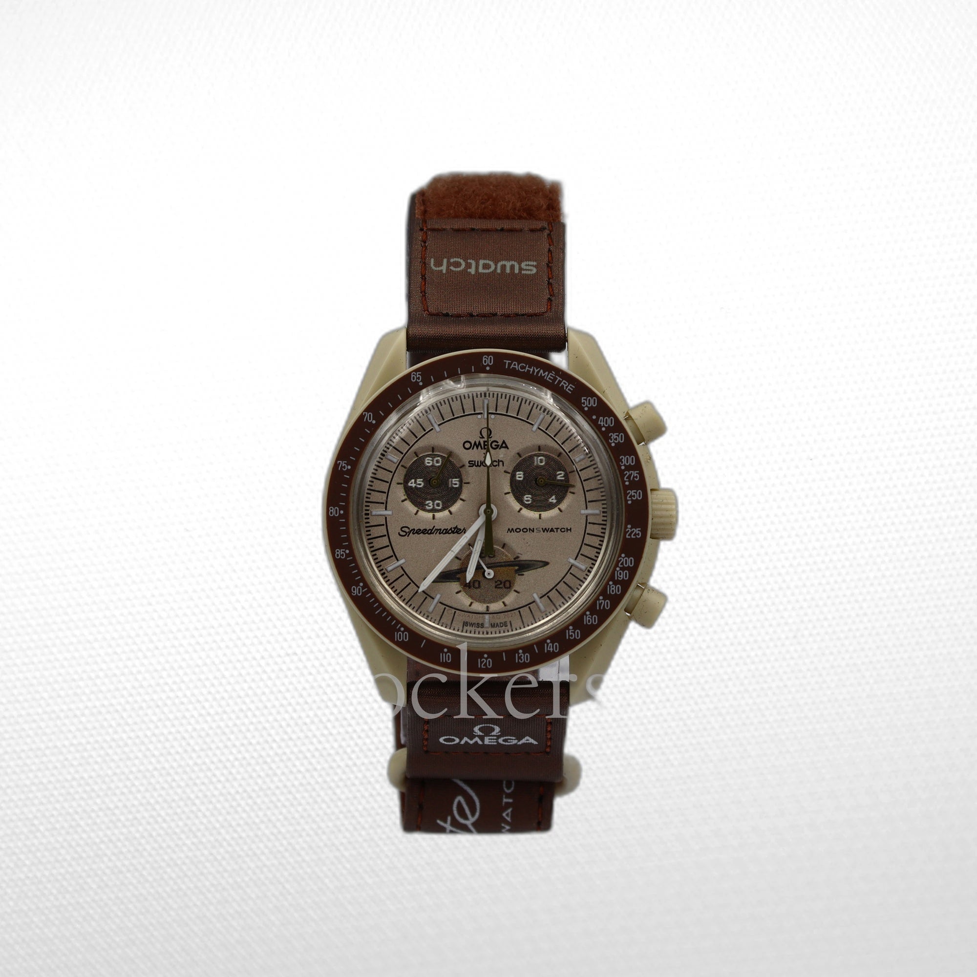 Omega Swatch Omega Swatch X Omega Moonswatch - Snoopy brown