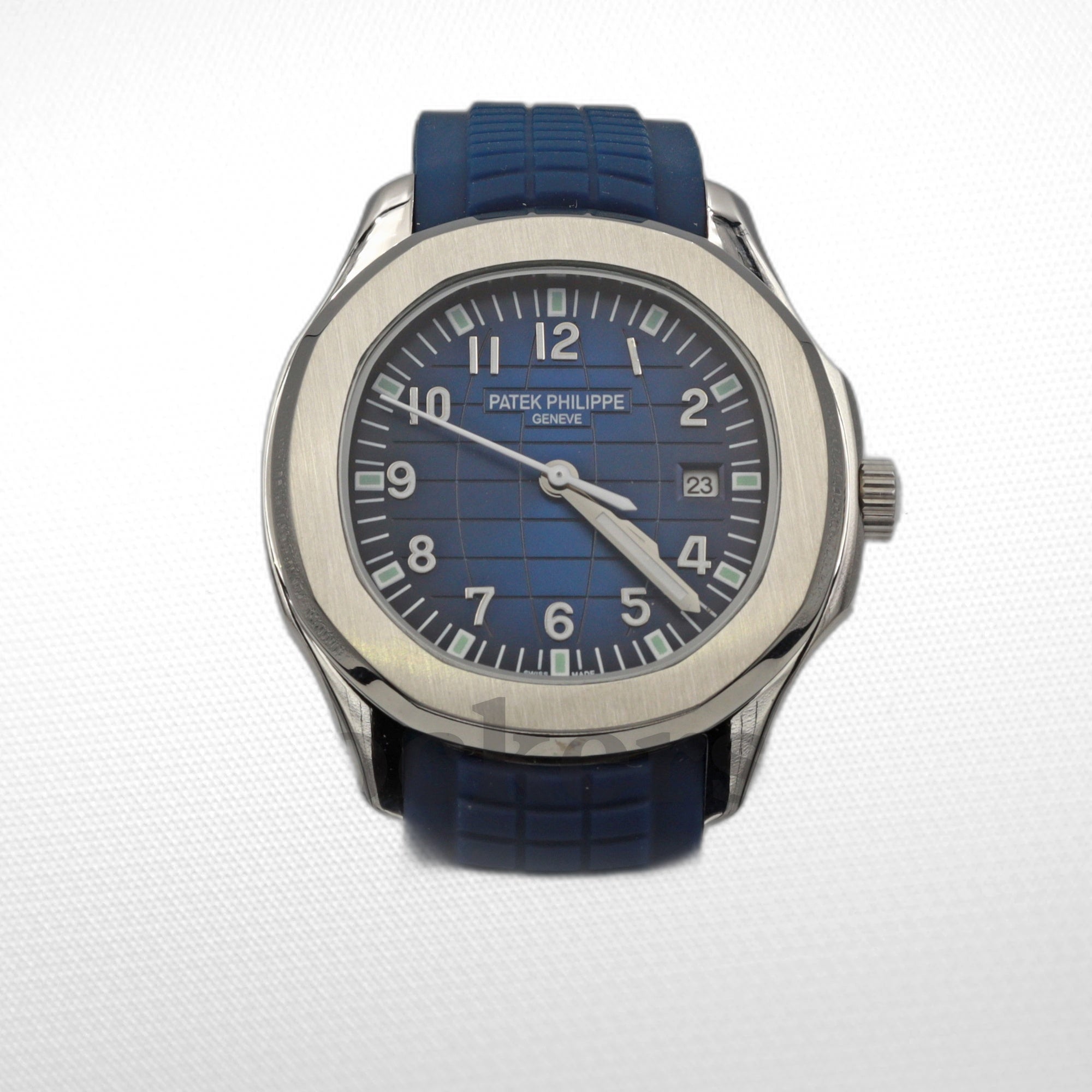 PATEK PHILIPPE AQUANAUT TIME BLUE DIAL AUTOMATIC 5164A-001 CLONE