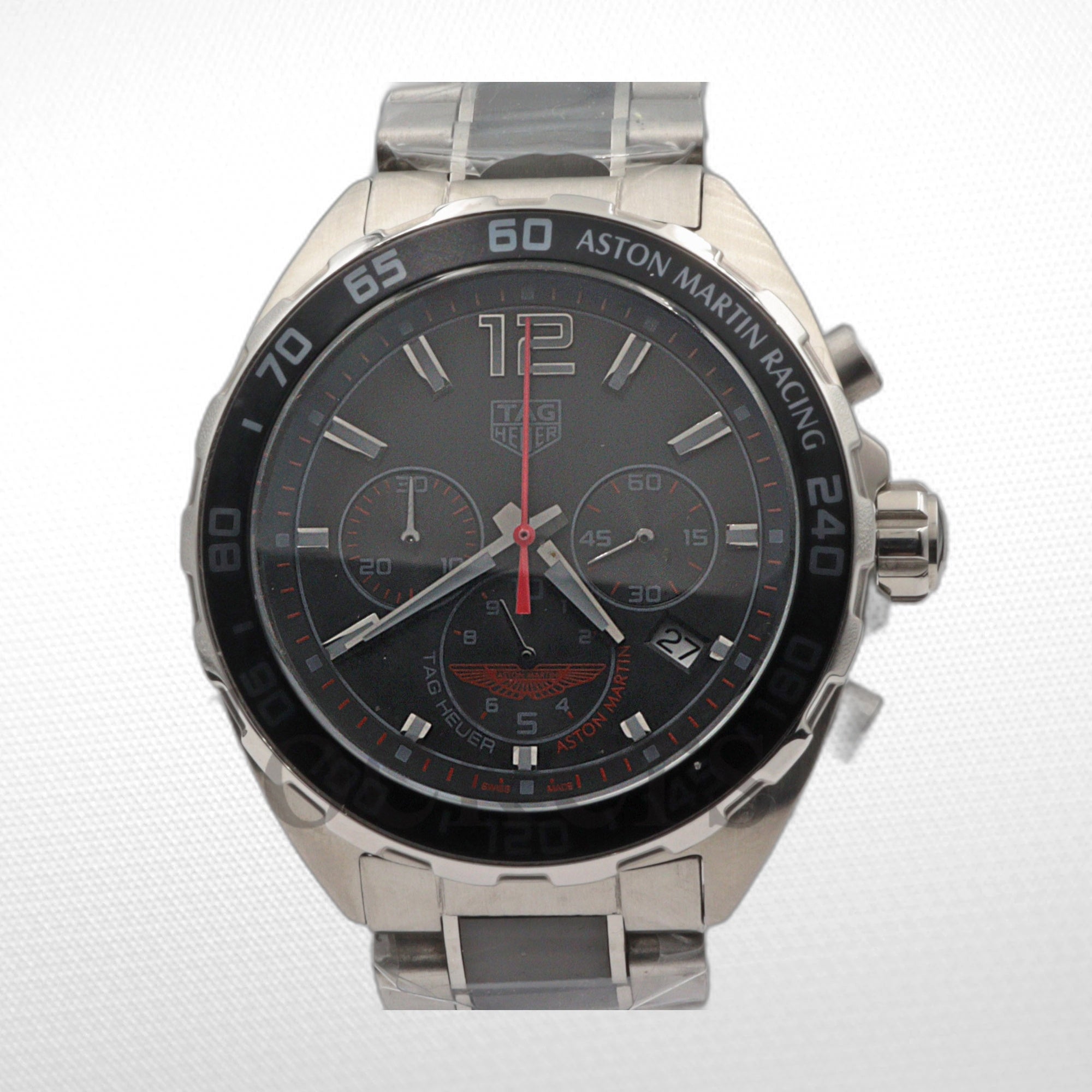TAG Heuer Carrera Calibre HEUER 01 Aston Martin Steel Mens Watch CAR2A1AB