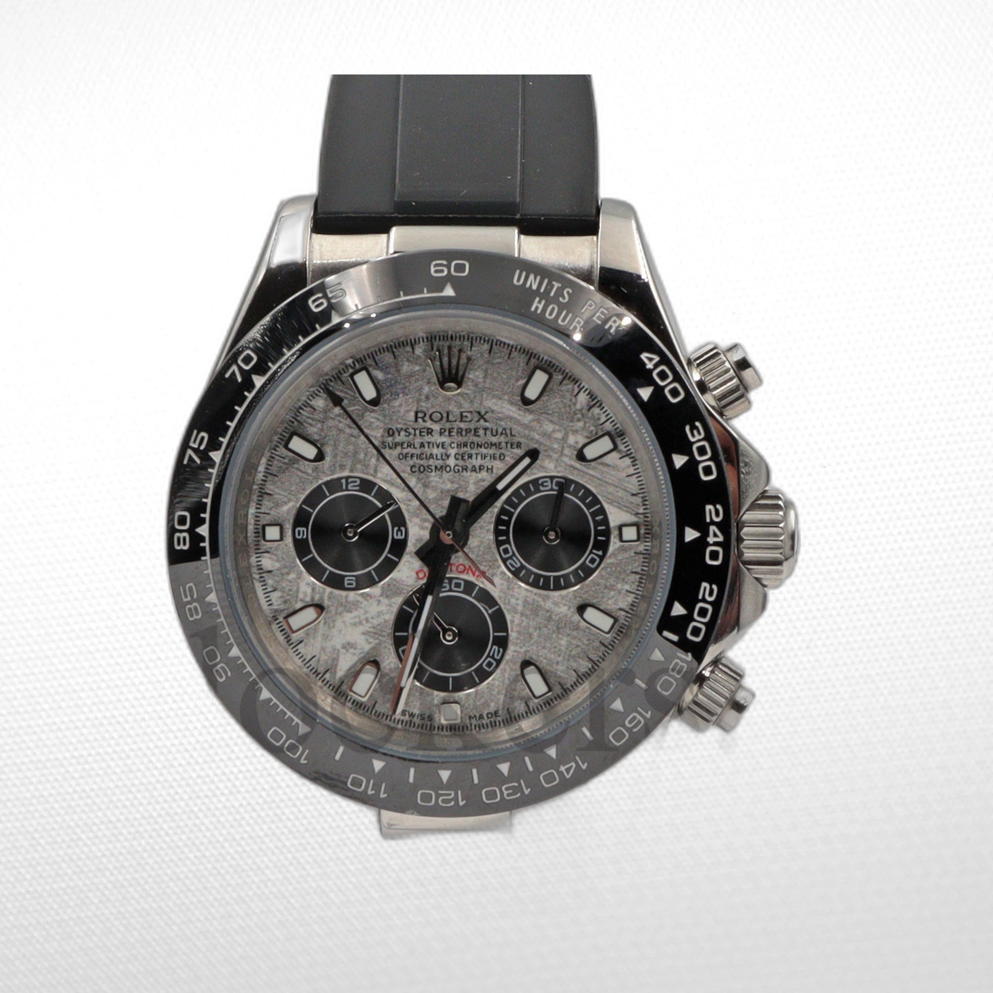 COSMOGRAPH DAYTONA RUBBER STRAP CERAMIC BEZEL 40MM