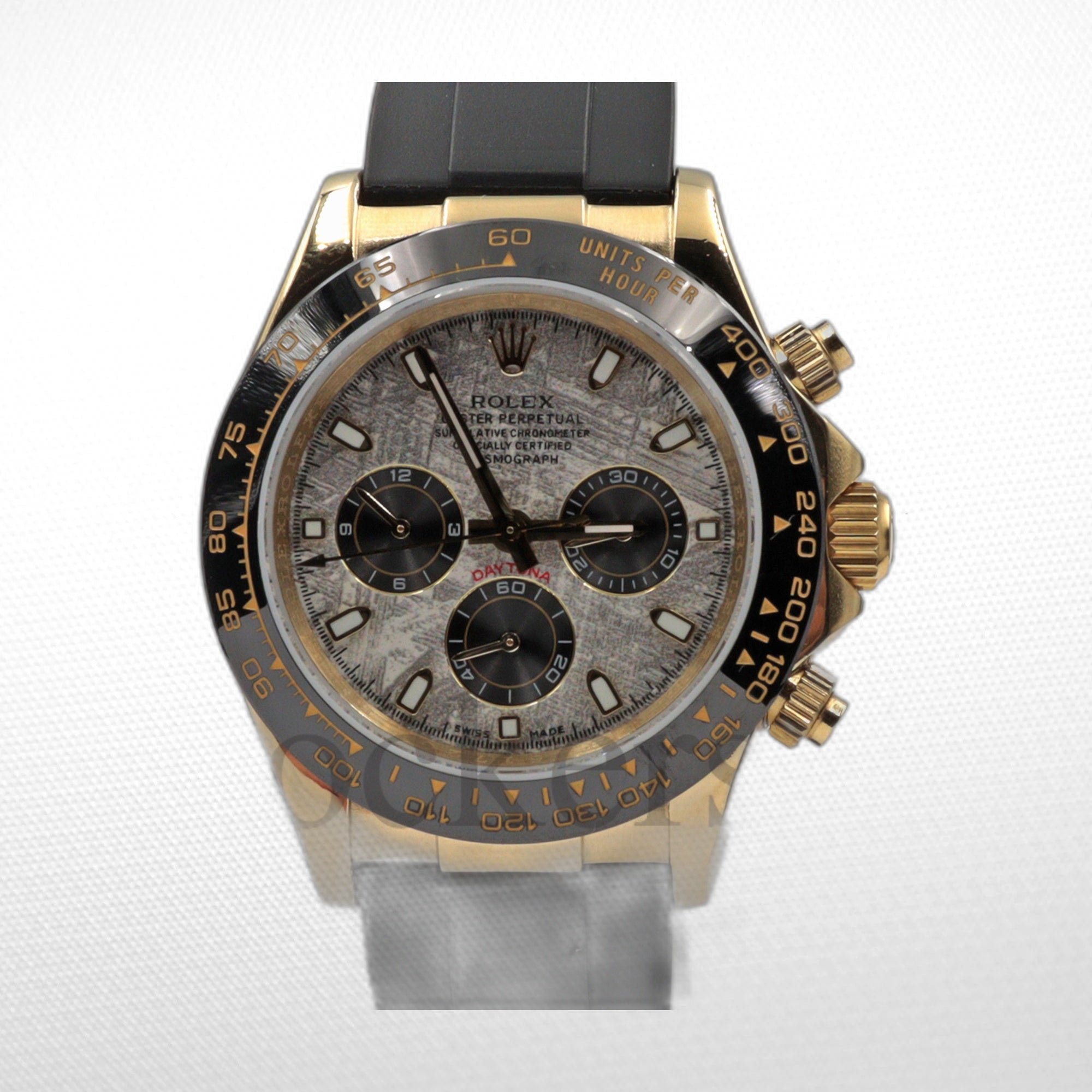 C0SM0GRAPH DAYT0NA RUBBER STRAP CERAMIC BEZEL 40MM