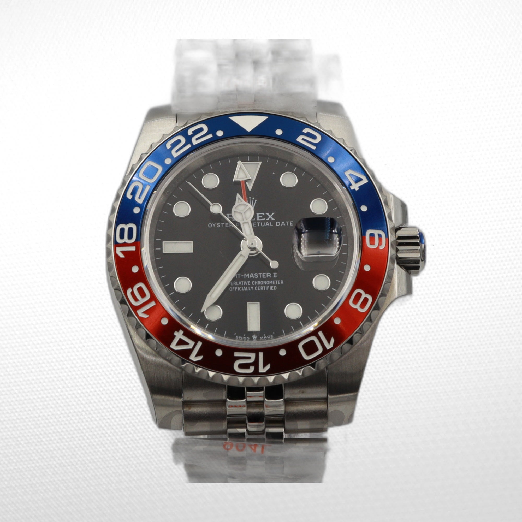 GMT-MASTER II SS BLUE/RED PEPSI CERAMIC BEZEL 40MM CLONE