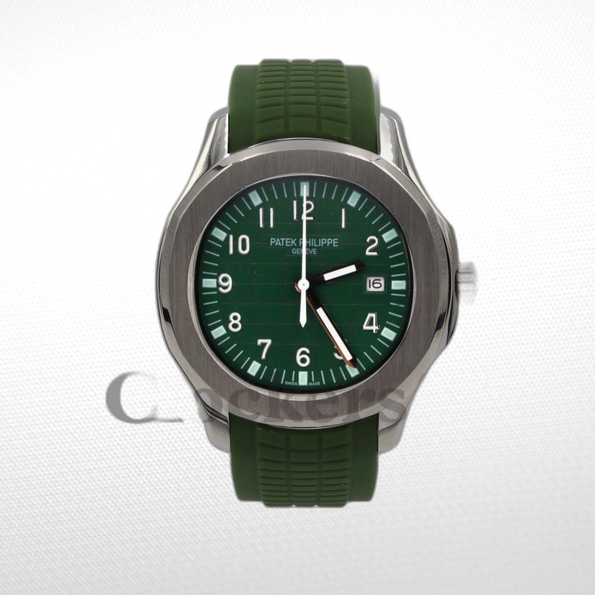 PATEK PHILIPPE AQUANAUT TIME GREEN DIAL AUTOMATIC  5164A-001 CLONE