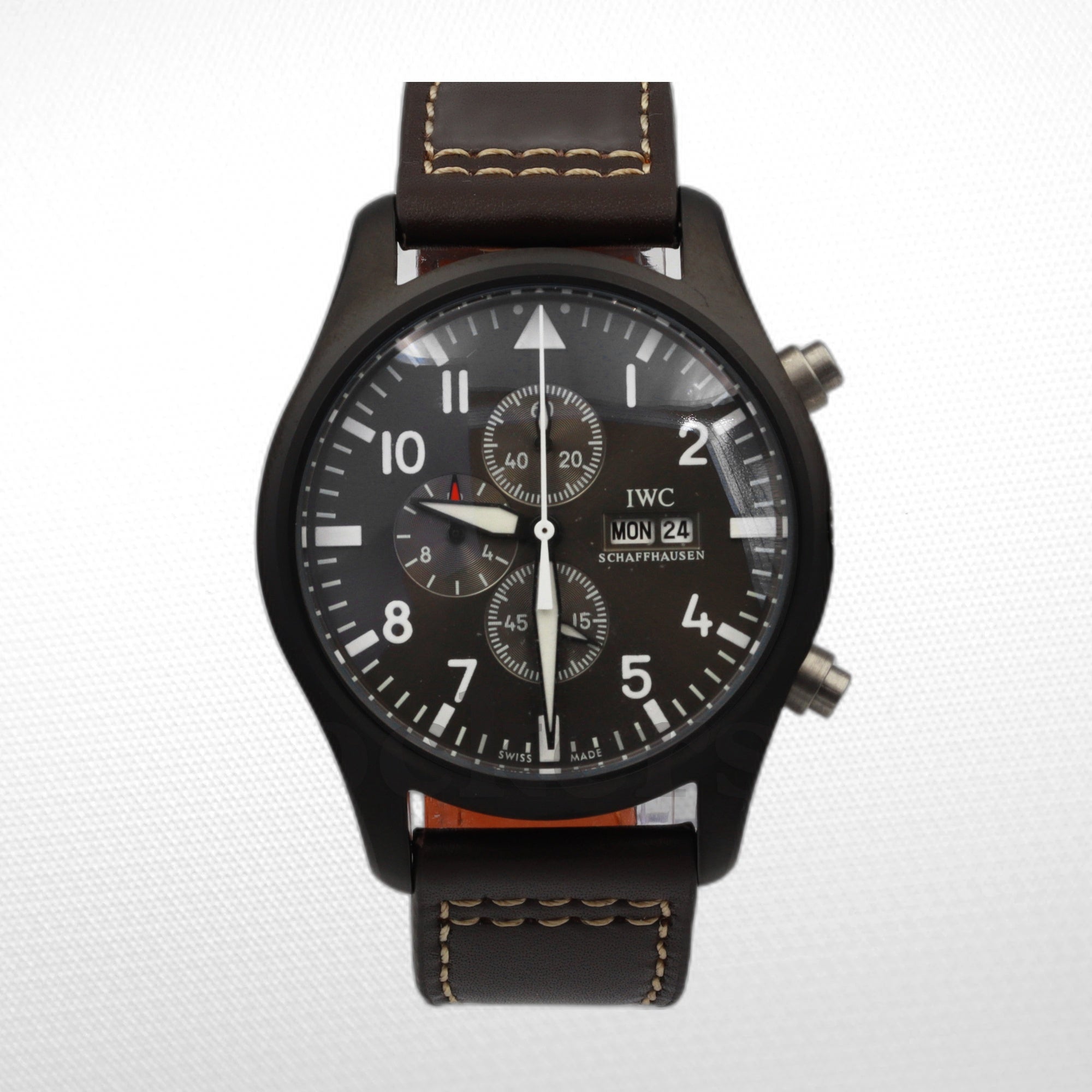 PILOT’S WATCH DOUBLE CHRONOGRAPH TOP GUN CERATANIUM