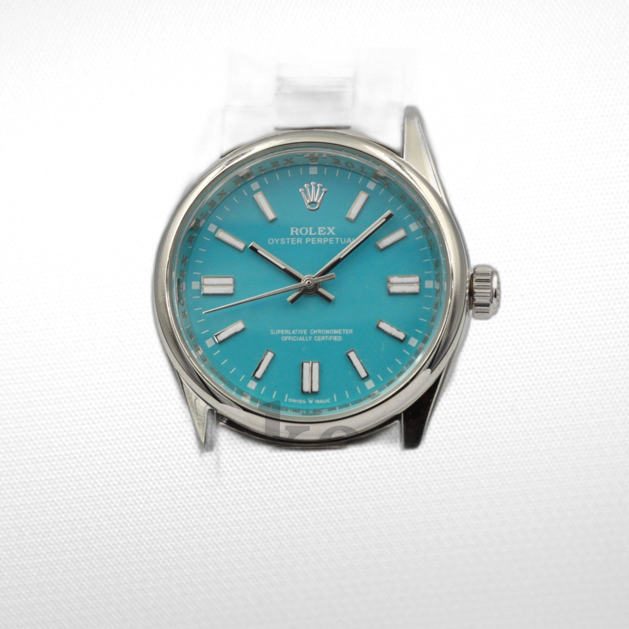 OYSTER PERPETUAL 36 REFERENCE 124300   BLUE DIAL 2AA