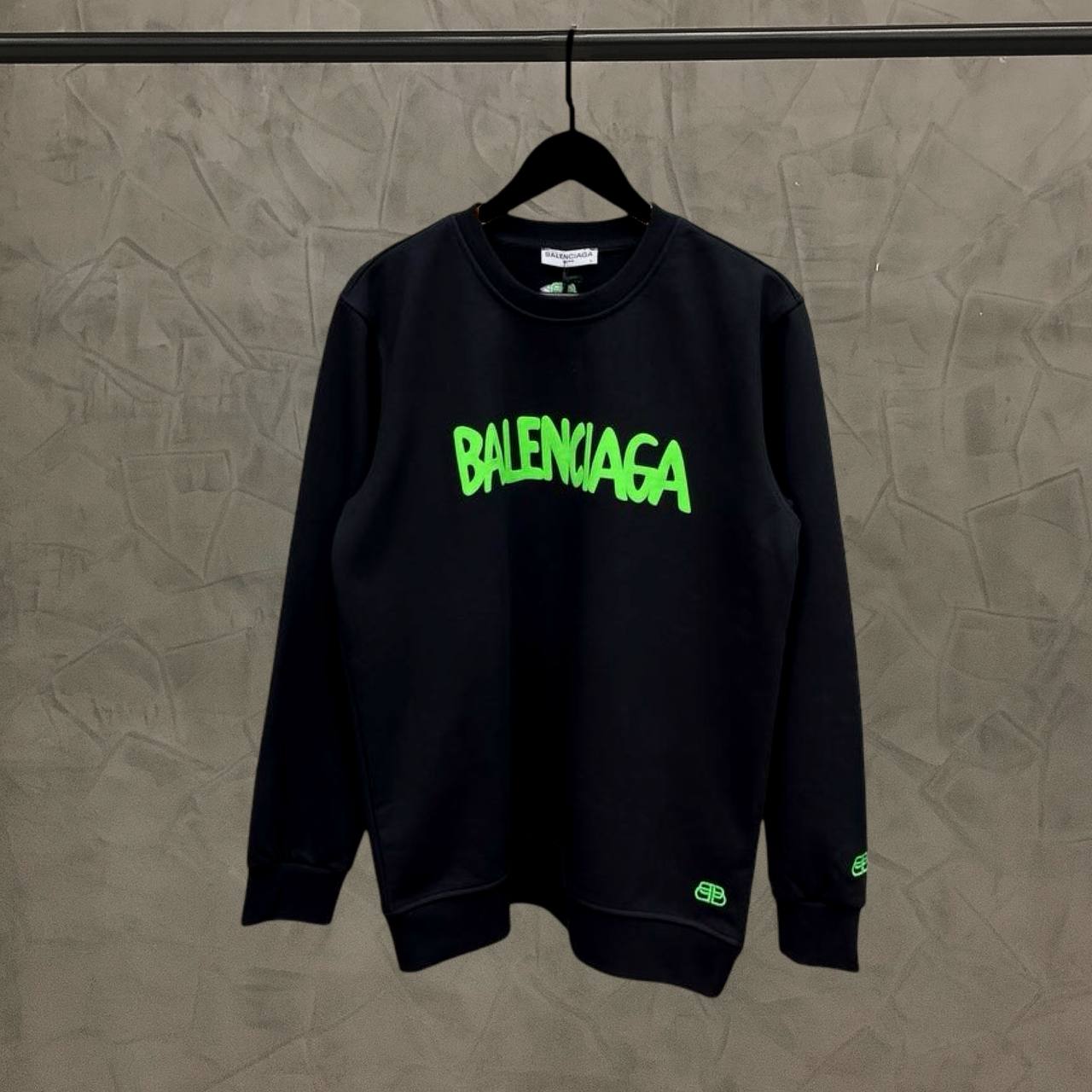 Hoodie black balenciaga  - bl 1609