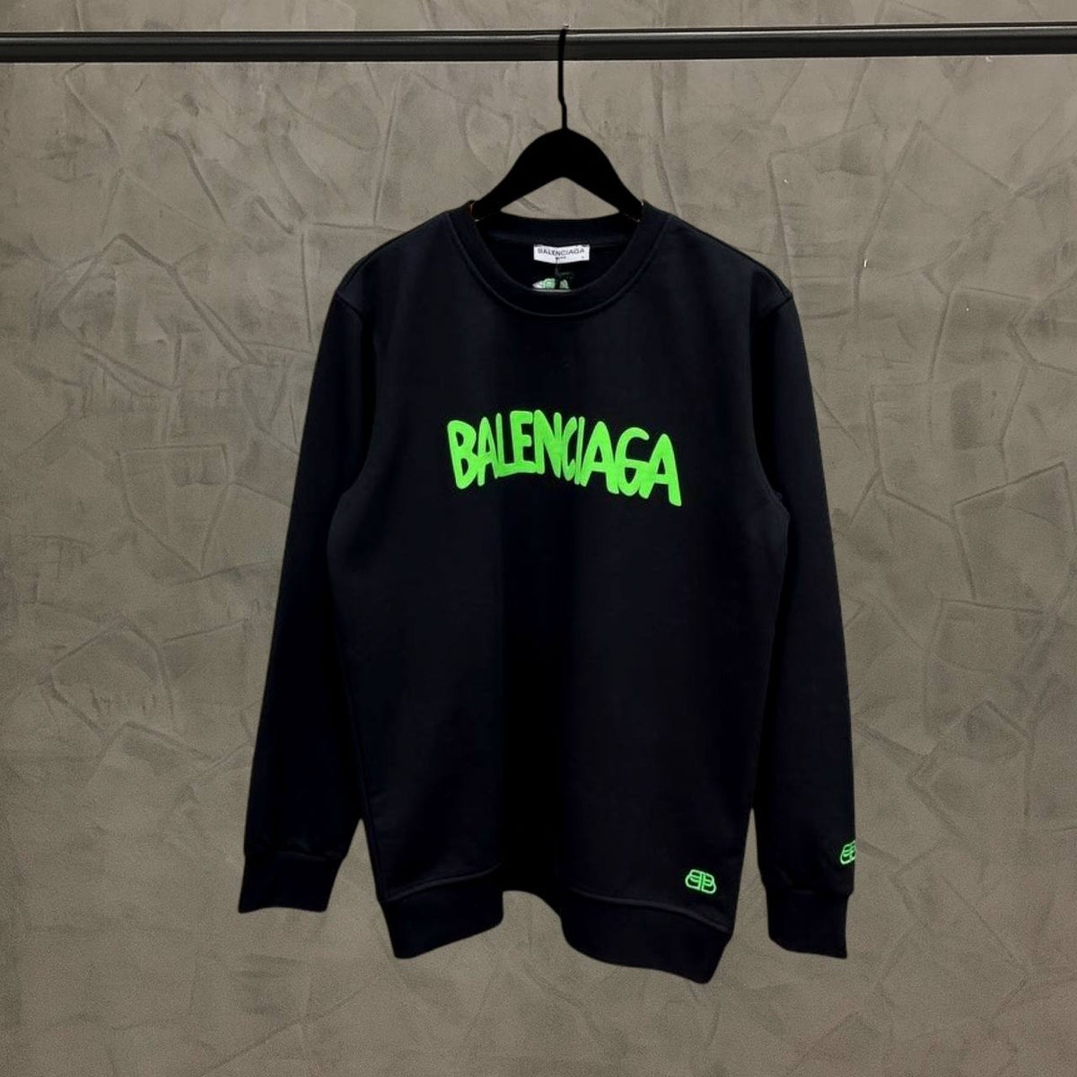 Hoodie black balenciaga  - bl 1609