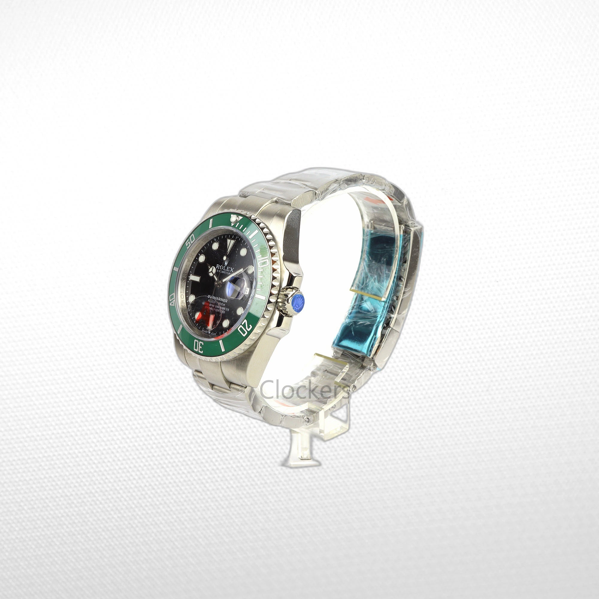 SUBMARINER SS BLACK COLLECTOR GREEN CERAMIC BEZEL 41MM CLONE