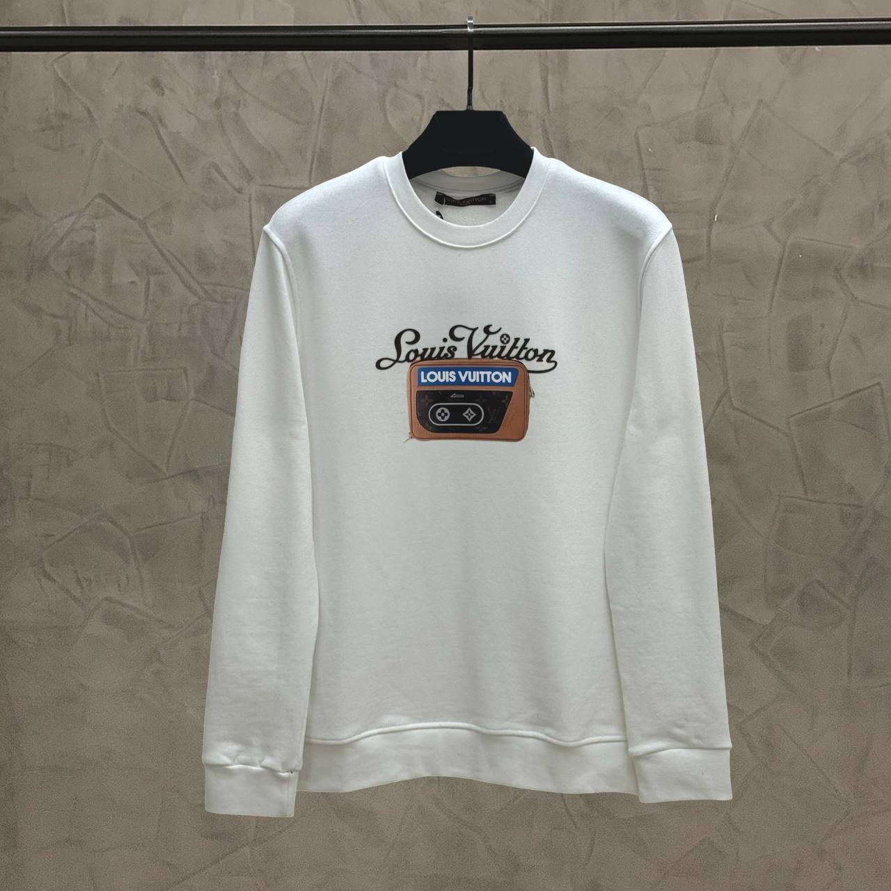 Hoodie White Louis Vuitton  - Lv1628