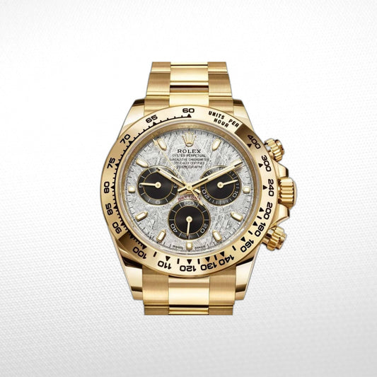 C0SM0GRAPH DAYT0NA GOLD METEORITE DIAL 40MM