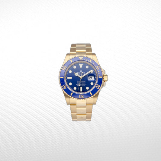 SUBMARINER GOLD BLUE DIAL CERAMIC BEZEL 40MM CLONE